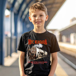 Camiseta Locomotiva a Vapor do Trem Histórico NYC Niagara