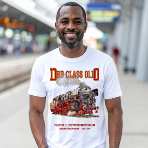 Camiseta Locomotiva a Vapor DRB Classe 01.10. Deutsche Reic