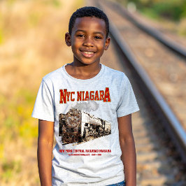 Camiseta Locomotiva a Vapor Histórica NYC Niagara