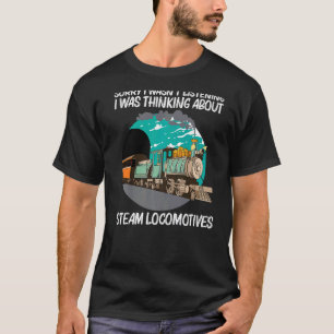 Camiseta Locomotiva A Vapor legal Para Mulheres Comboio De