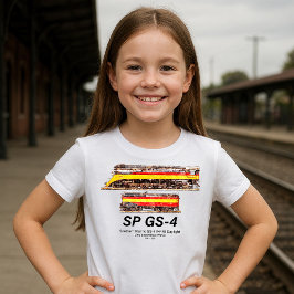 Camiseta Locomotiva a Vapor Southern Pacific GS-4 Daylight