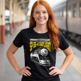 Camiseta Locomotiva a Vapor SP GS-4. Trem 4449