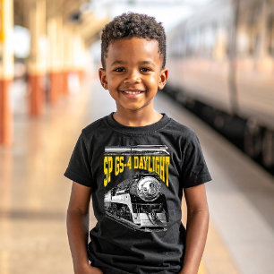 Camiseta Locomotiva a vapor SP GS-4. Trem 4449