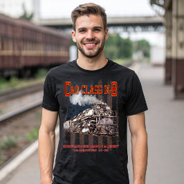 Camiseta Locomotiva Allegheny C&O Classe H-8 - bandeira ame