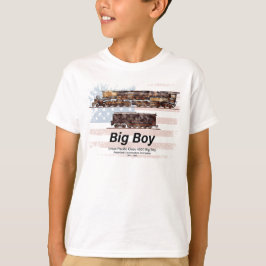 Camiseta Locomotiva Americana de Comboio de Vintage com Big