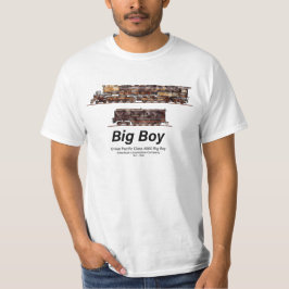 Camiseta Locomotiva Americana de Comboio de Vintage com Big