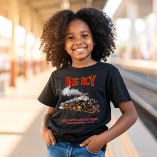 Camiseta Locomotiva Americana de Comboio de Vintage com Big