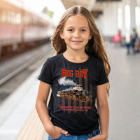 Locomotiva Americana de Comboio de Vintage com Big