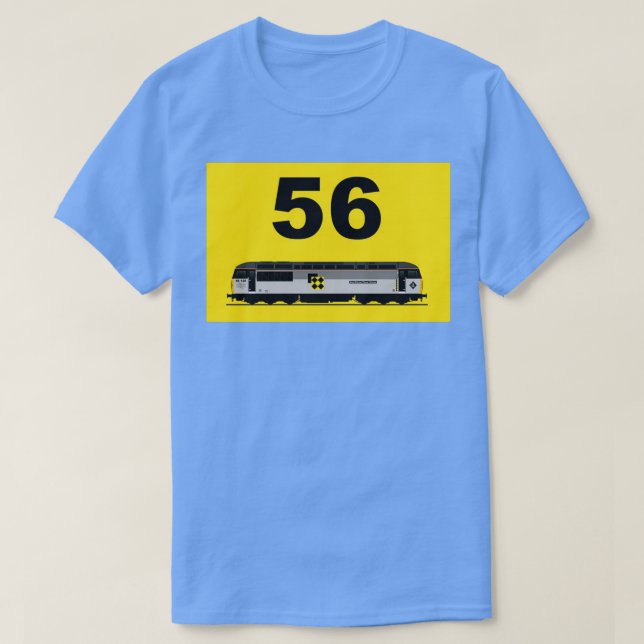 Camiseta Locomotiva da classe 56 1 (Frente do Design)