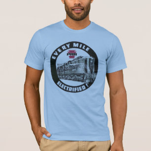 Camiseta Locomotiva da ferrovia da Pensilvânia GG-1 #4800 T