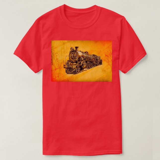 Camiseta Locomotiva Dampflok 1 (Frente do Design)