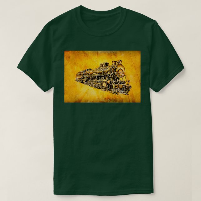 Camiseta Locomotiva Dampflok 4 (Frente do Design)