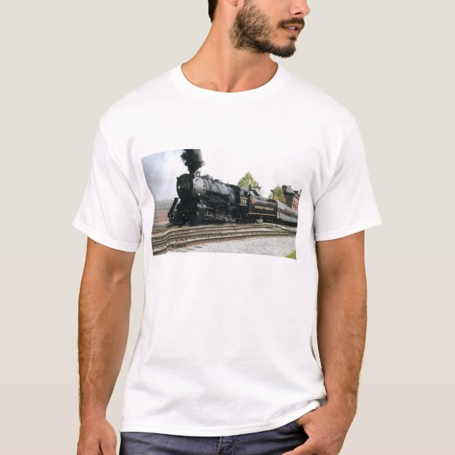 Camiseta Locomotiva de vapor (Frente)