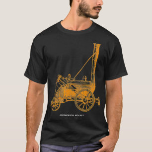 Camiseta Locomotiva do Comboio do Motor a Vapor da Stephens