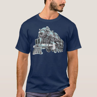 Camiseta Locomotiva locomotiva a vapor do comboio 5