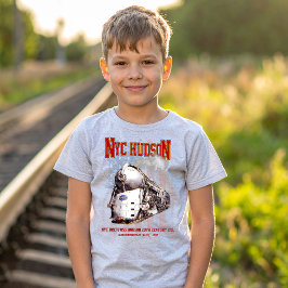 Camiseta Locomotiva NYC Dreyfuss Hudson. Bandeira americana