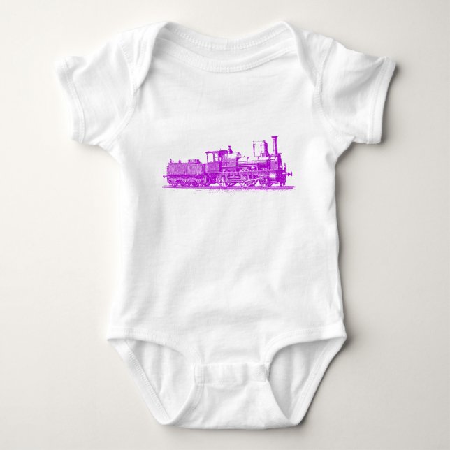 Camiseta Locomotiva - Roxa (Frente)