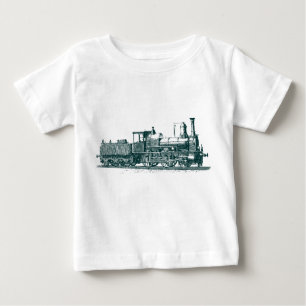 Camiseta Locomotiva - Verde escuro