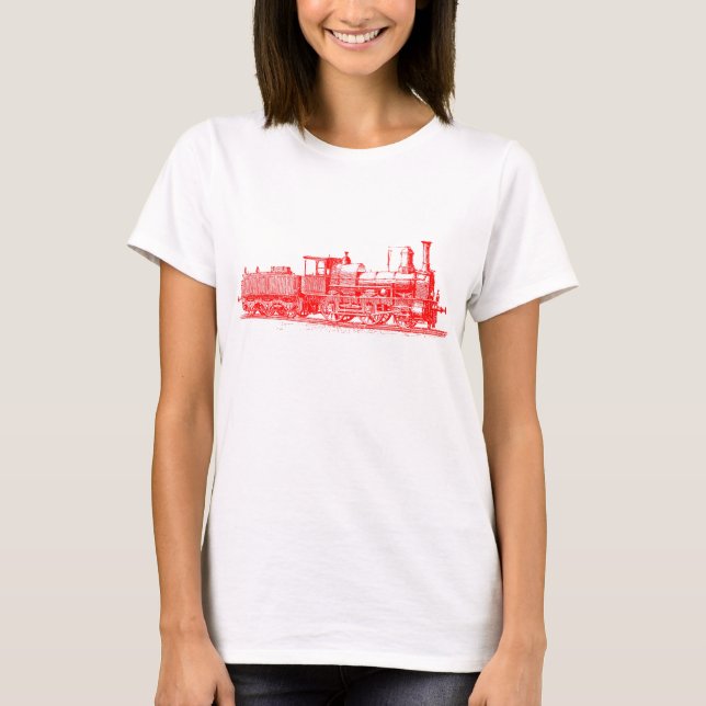 Camiseta Locomotiva - Vermelho (Frente)