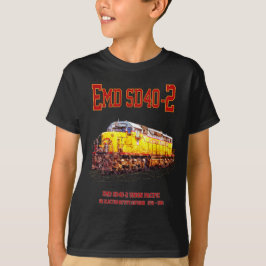 Camiseta Locomotiva Vintage EMD SD40-2 Diesel