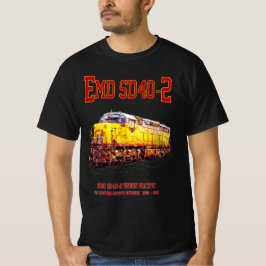 Camiseta Locomotiva Vintage EMD SD40-2 Diesel
