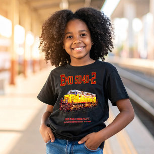 Camiseta Locomotiva Vintage EMD SD40-2 Diesel