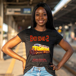 Camiseta Locomotiva Vintage EMD SD40-2 Diesel