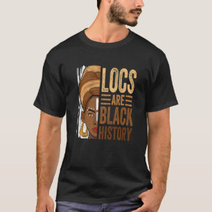 Camiseta Locs São Mês da História Negra Melanina BLM Africa