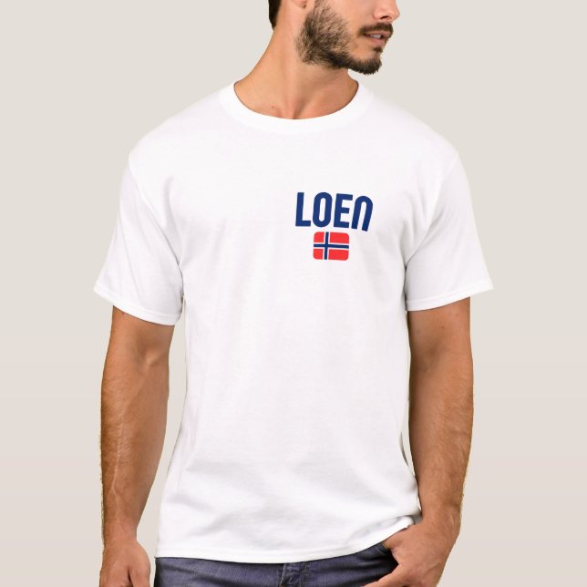 Camiseta LOEN Norway Flag (Frente)
