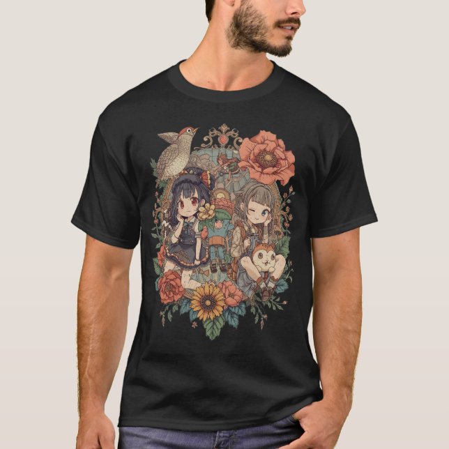 Camiseta Lofi Anime Graphic (Frente)
