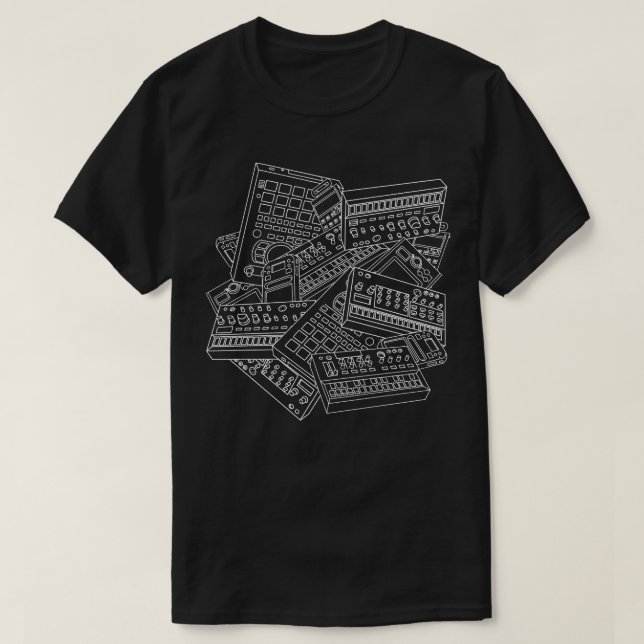 Camiseta LoFi bw (Frente do Design)