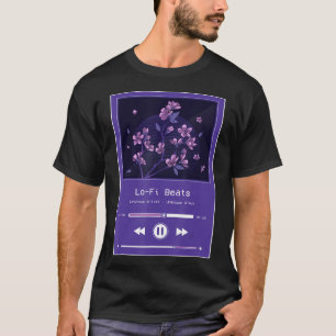 Camiseta Lofi - Estética Sakura Cerejeira Fluxo de Flor