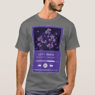 Camiseta Lofi - Estética Sakura Cerejeira Fluxo de Flor