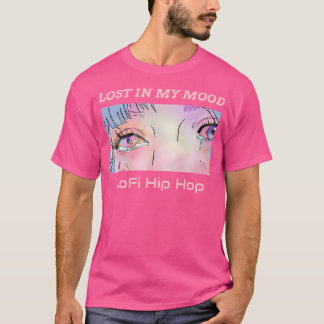 Camiseta Lofi Hip Hop Shirt Manga Teary Eyed Girl Mood