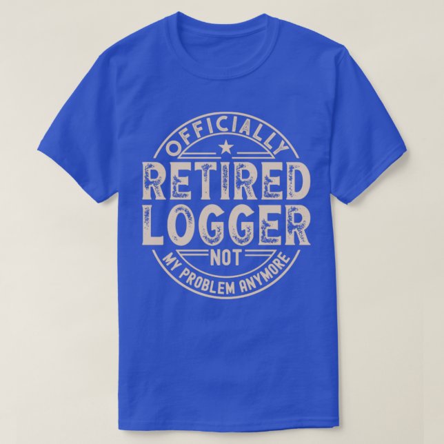 Camiseta Logger aposentado (Frente do Design)