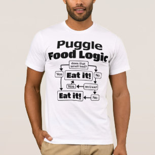 Camiseta Lógica de Comida de Dissipação