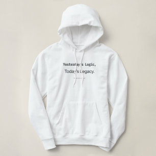 Camiseta Lógica de Ontem Legado de Hoje Mulheres Desenvolve