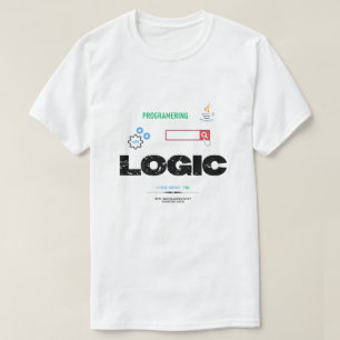 Camiseta Lógica Divertida Código Modo Ativado Programação