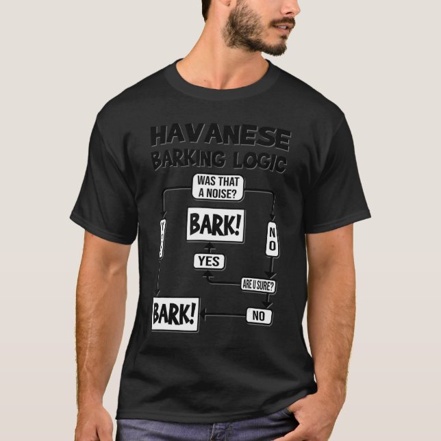 Camiseta Lógica do Cachorro, ideia engraçada de presente pa (Frente)