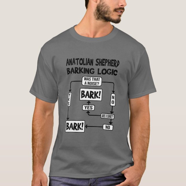 Camiseta Lógica do Cachorro, Presente Engraçado de Cachorro (Frente)