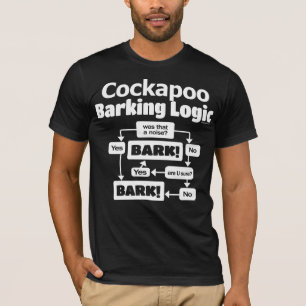 Camiseta Lógica do descascamento de Cockapoo