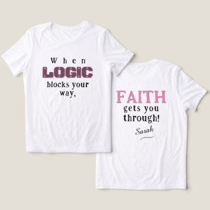 Camiseta Lógica vs. Fé