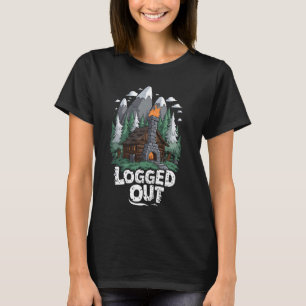 Camiseta Login Funny Log Montanha Life Outdoor S