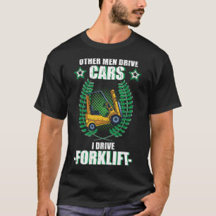 Camiseta Logística dos veículos de condução de empilhadeira