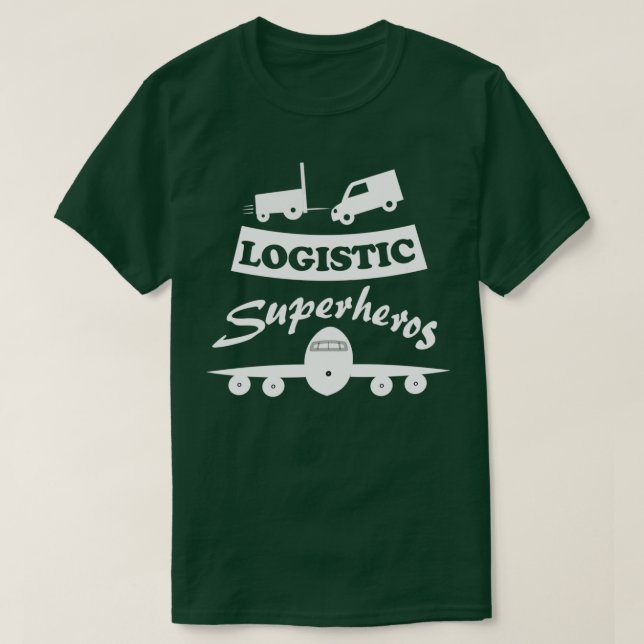 Camiseta Logística e transporte TShirt clássico (Frente do Design)