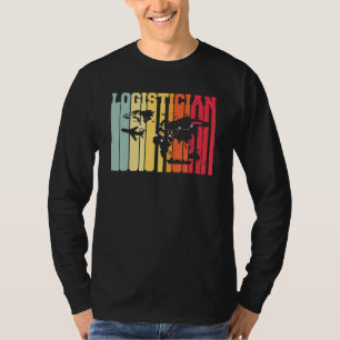 Camiseta Logístico Silhuetas de Logística
