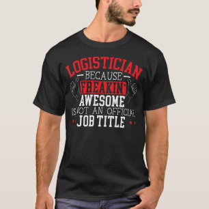 Camiseta Logístico Trabalhador de Armazém de Carga Armazena