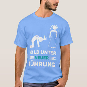 Camiseta Logo após um novo guia eu caso com o padrinho do n