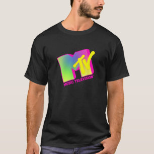 Camiseta Logo da MTV Neon Tilt MTV