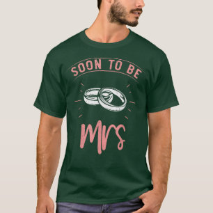 Camiseta Logo da Noiva para Festa de Solteira Casamento Mul